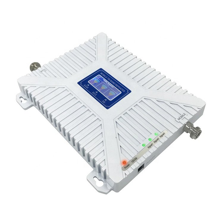 Best Price 2G 3G 4G Signal Repeater Wireless White GSM DCS 3G Triple Band Mobile Phone Signal Booster